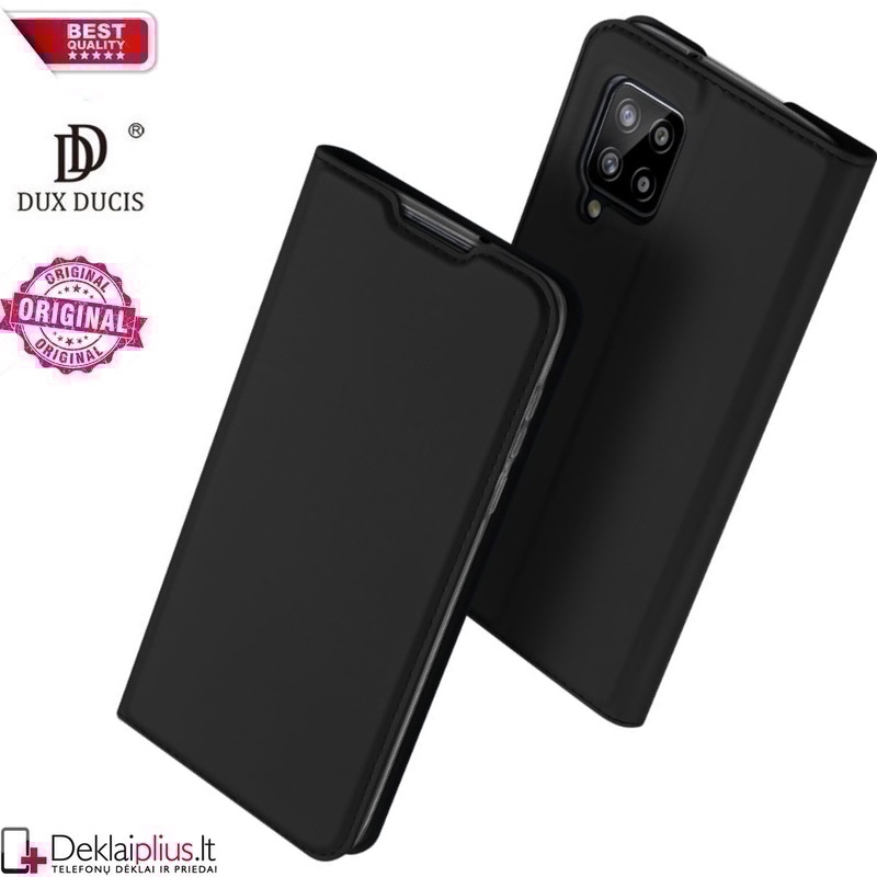 Dux Ducis dirbtinės odos atverčiamas dėklas - juodas (Samsung A42) Dux Ducis dirbtinės odos atverčiamas dėklas - juodas (Samsung A42)